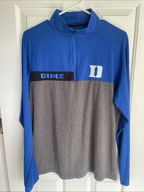 Source Unknown Duke Blue and Gray Performance Quarter-Zip Jacket